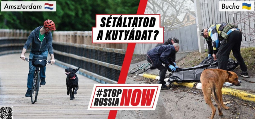 A lengyelek magyarul is kampányolnak az ukrajnai orosz invázió megállításáért