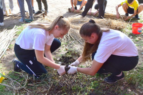 Szigetszentmiklósi diákok segítettek helyreállítani az olajszennyezés okozta károkat