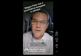 ''Takarodj  ki a kórházakból!'' - Takács újabb kirohanása Magyar Péter ellen