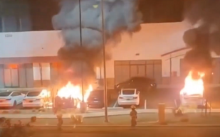 Teslákat gyújtottak fel egy Las Vegas-i szervízben