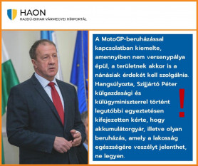 Fideszes képviselő kéri Szijjártót, ne épüljön akkugyár Hajdúnánáson