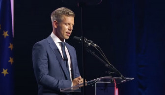 Magyar Péter a Tisza-kongresszuson: Rendszerváltás zajlik, gyertek velünk!