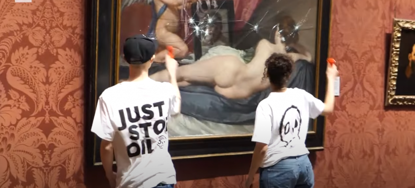 Ismét nagy értékű festményt vettek célba környezetvédő aktivisták Londonban