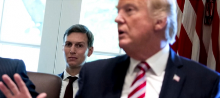 Béketörekvések: Washington álláspontját az elnök veje, valamint a golfpartnere képviseli