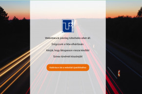 Lefagyott az Útinform oldala