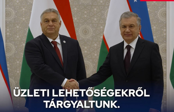 Orbán gratulált az újraválasztott üzbég elnöknek